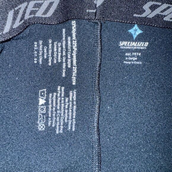 Specialized Bike Pants Women’s XL Black Stretch Speed Cycle - Picture 3 of 8